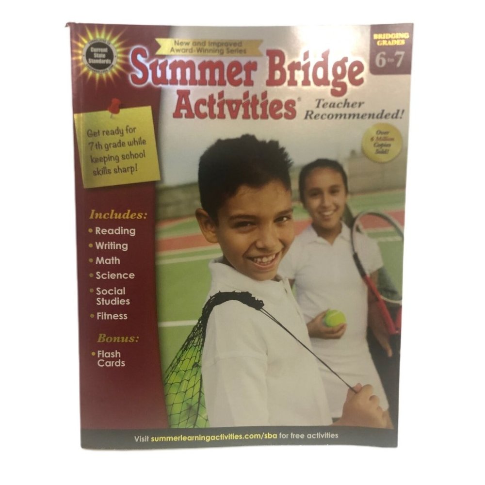 Carson-Dellosa Education Summer Bridge Activities Grades 6-7 BRAND NEW!
